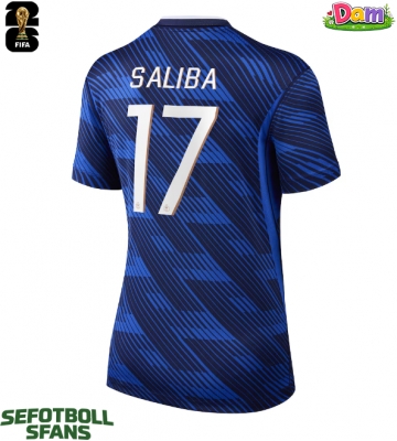Frankrike William Saliba #17 Hemmatröja Kvinnor VM 2026 Kortärmad